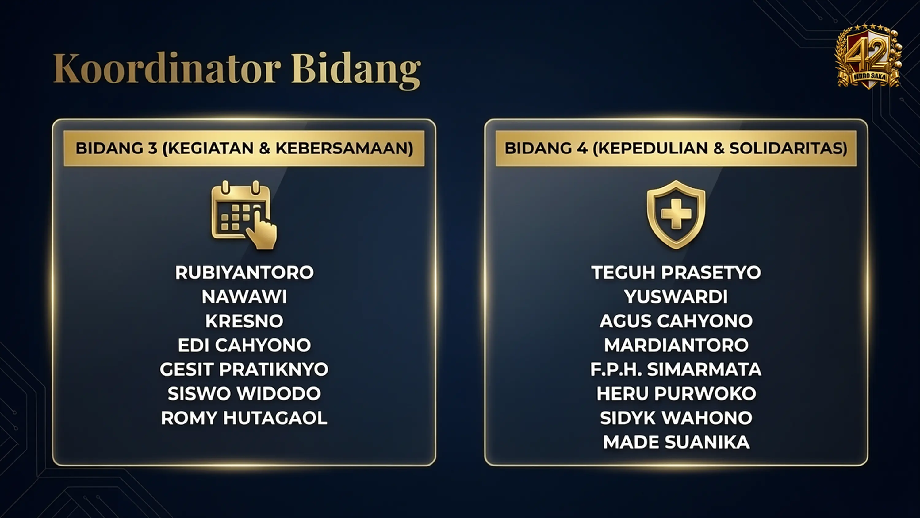 Koordinator Bidang 7 & 8